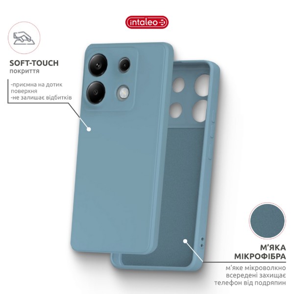 Фото - Чехол для смартфона Intaleo SoftShell for Xiaomi Redmi Note 13 Pro 4G Blue (1283126632471)