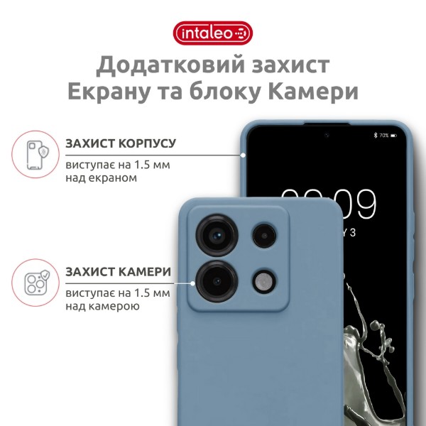 Фото - Чехол для смартфона Intaleo SoftShell for Xiaomi Redmi Note 13 Pro 4G Blue (1283126632471)