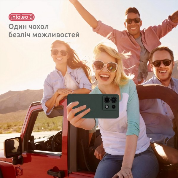 Фото - Чохол для смартфону Intaleo SoftShell 
for Xiaomi Redmi Note 13 Pro 4G 
Dark Green (1283126632495)
