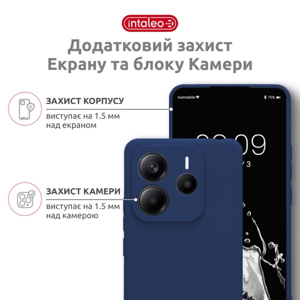 Фото - Чохол для смартфону Intaleo SoftShell 
for Xiaomi Redmi Note 14S 4G Blue (1283126631344)