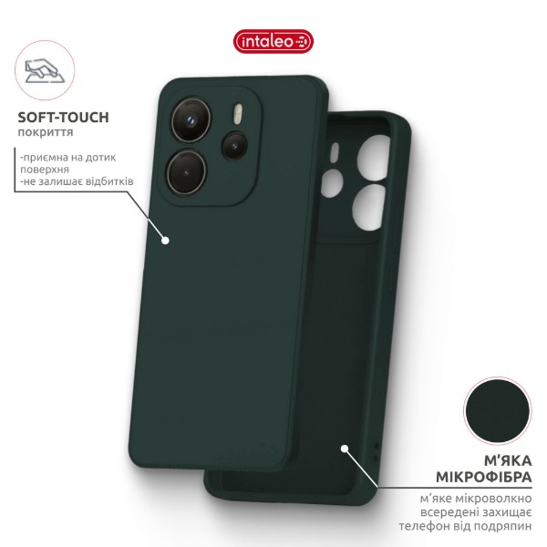 Фото - Чохол для смартфону Intaleo SoftShell
for Xiaomi Redmi Note 14S 4G Dark Green (1283126631351)