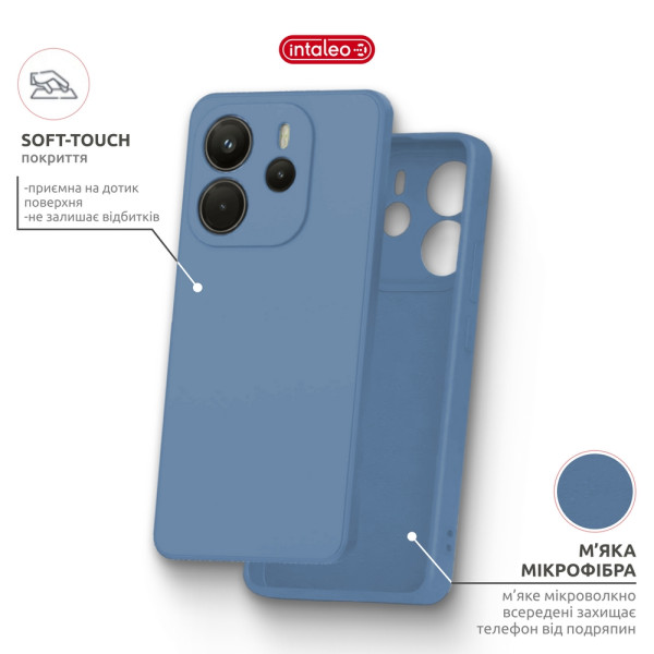 Фото - Чехол для смартфона Intaleo SoftShell for Xiaomi Redmi Note 14S 4G Light Blue (1283126631337)