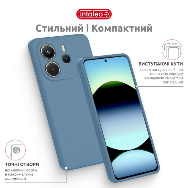 Фото - Чехол для смартфона Intaleo SoftShell for Xiaomi Redmi Note 14S 4G Light Blue (1283126631337)