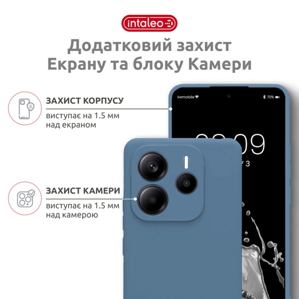 Фото - Чехол для смартфона Intaleo SoftShell for Xiaomi Redmi Note 14S 4G Light Blue (1283126631337)