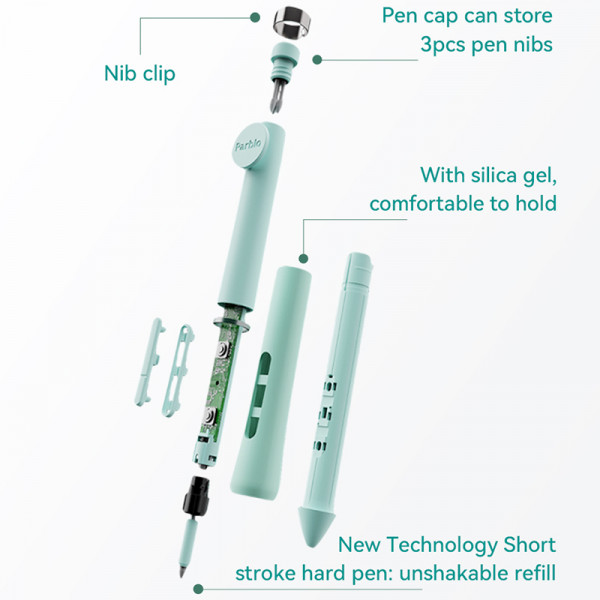 Фото - Графічний планшет Parblo Intangbo X7 Green