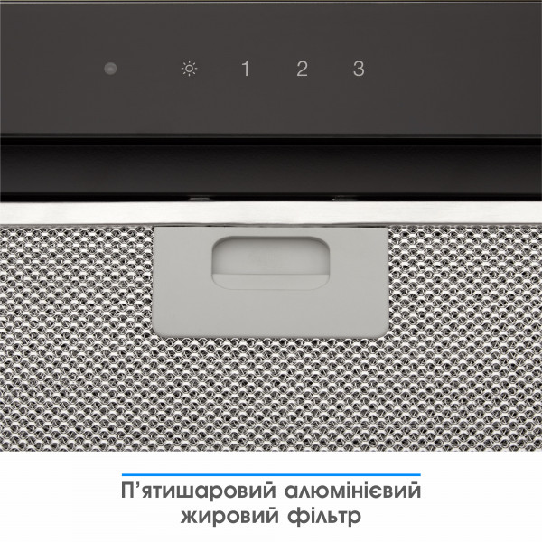 Фото - Вытяжка встраиваемая ELEYUS INTEGRA 1200 LED 70 BL