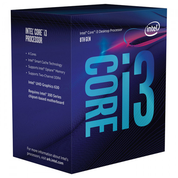 Фото - Процессор Intel Core i3-8100 4/4 3.6GHz 6M LGA1151 65W Box (BX80684I38100)