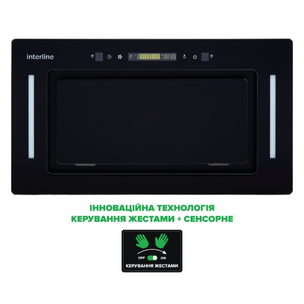 Фото - Вытяжка встраиваемая Interline JOLLY BL A/60/GL/K