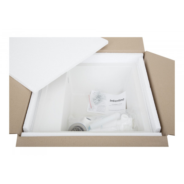 Фото - Мийка кухонна Interline Brut White