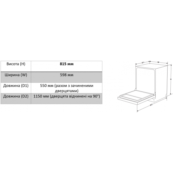 Фото - Посудомийна машина вбудована Interline DWI 965 DSO WA Sliding Door
