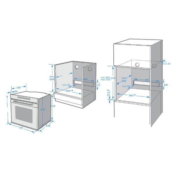 Фото - Духовой шкаф Interline OES 360 MCS XA