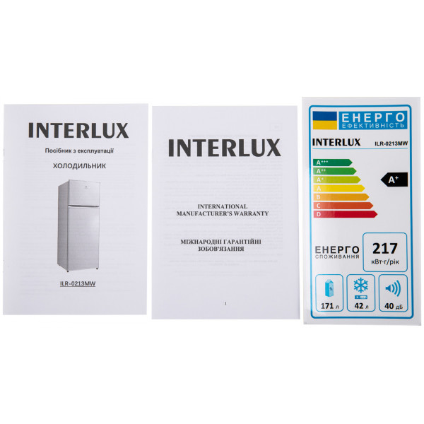 Фото - Уцінка - Холодильник INTERLUX ILR-0213MW