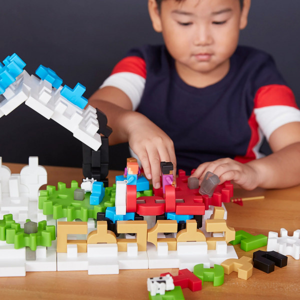 Фото - Пластиковий конструктор Guidecraft IO Blocks Tabletop System з доповненою 3d реальністю, 118 деталей (G9640)
