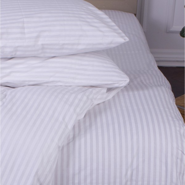 Фото - Комплект постельного белья MirSon King Size 220x240 Ranforce Elite 17-0605 Stripe White Ранфорс (2200008053833)