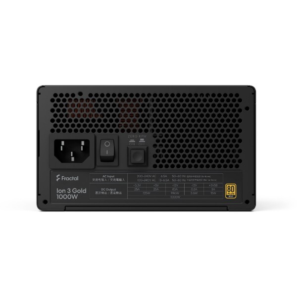 Фото - Блок питания для ПК Fractal design Ion 3 Gold 1000W Black EU (FD-P-IA3G-100-EU)