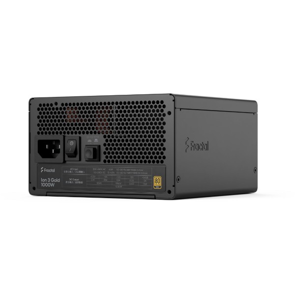 Фото - Блок питания для ПК Fractal design Ion 3 Gold 1000W Black EU (FD-P-IA3G-100-EU)