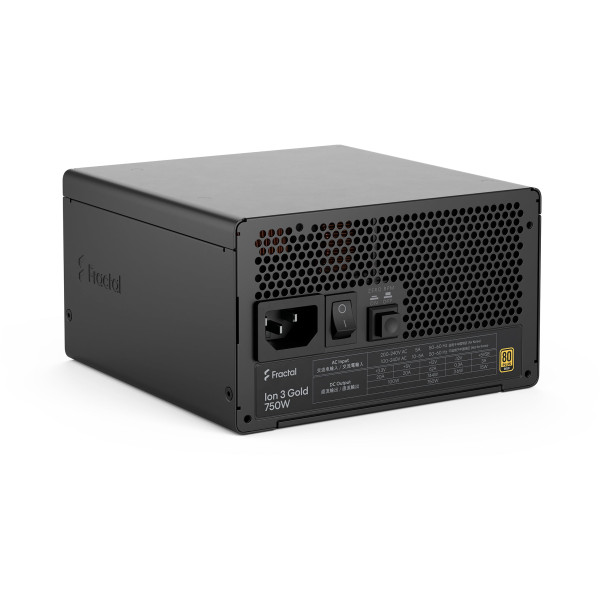 Фото - Блок питания для ПК Fractal design Ion 3 Gold 750W Black EU (FD-P-IA3G-750-EU)