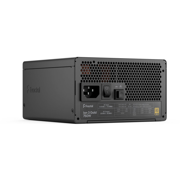 Фото - Блок питания для ПК Fractal design Ion 3 Gold 750W Black EU (FD-P-IA3G-750-EU)