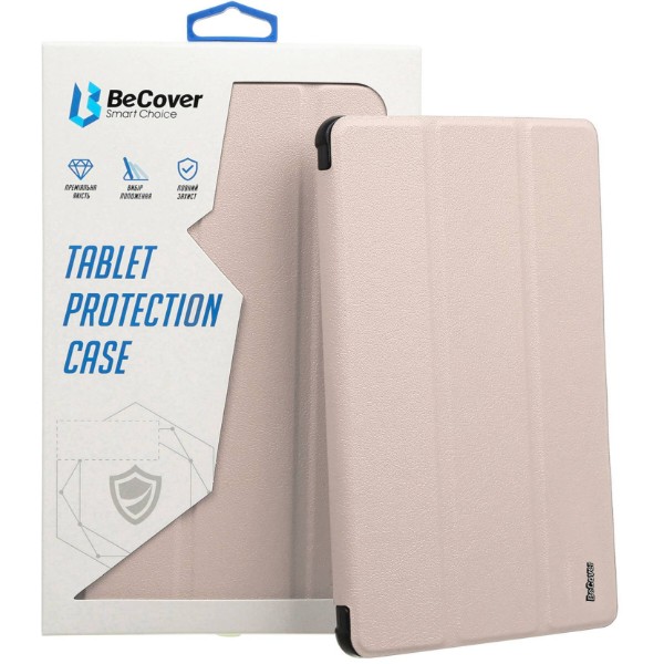 Фото - Чехол для планшета BeCover Ultra Slim Origami Transparent for Apple iPad Pro 11" M4 2024 Pink (711691)