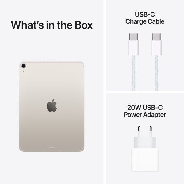 Фото - Планшет Apple iPad Air 11'' (M3) Cellular 128GB (MCFX4) Starlight