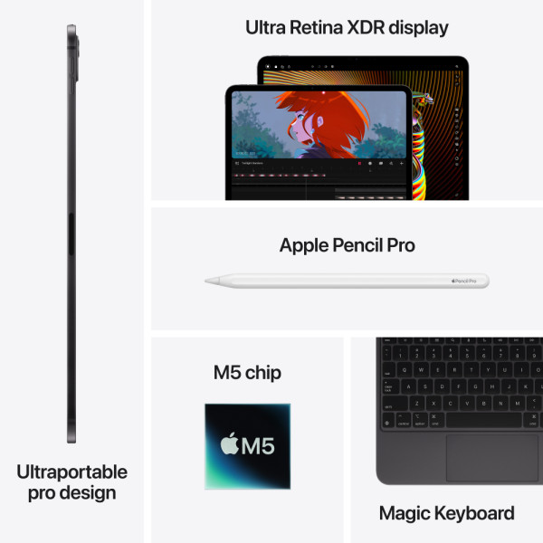 Фото - Планшет Apple iPad Pro 11'' (M5) Cellular 256GB Space Black (ME2N4TY/A)