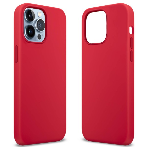 Фото - Чохол для смартфону
 MakeFuture Apple iPhone 13 Pro Max Premium Silicone Red (MCLP-AI13PMRD)