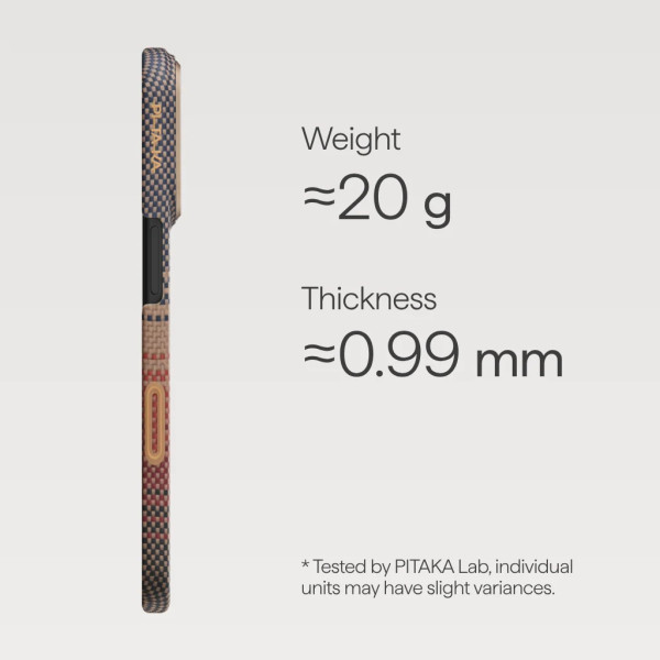 Фото - Чохол для смартфону Pitaka Ultra-Slim Sunset for iPhone 17 Pro (KI1702SP)