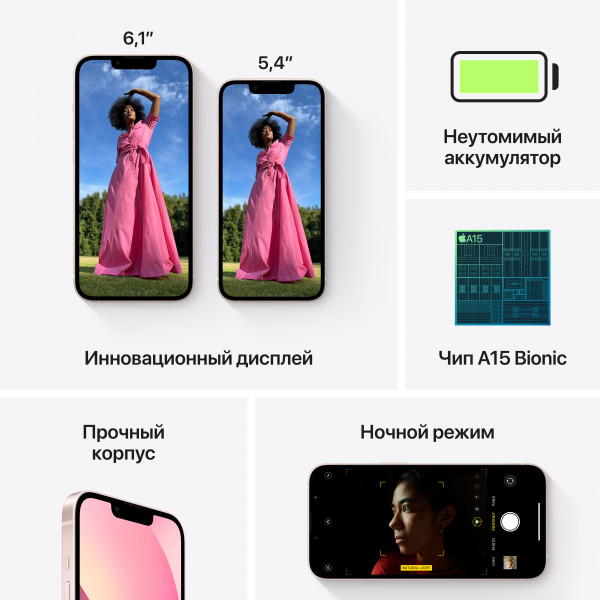 Фото - Смартфон Apple iPhone 13 mini 512Gb Pink