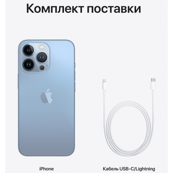 Фото - Смартфон Apple iPhone 13 Pro 128Gb Sierra Blue (Відновлений, Майже новий)