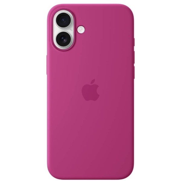 Фото - Чохол для смартфону Apple Silicone Case with MagSafe Fuchsia iPhone 16 Plus (MYYE3ZM/A)