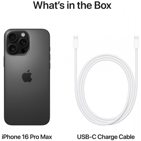 Фото - Смартфон Apple iPhone 16 Pro Max 512Gb Black Titanium