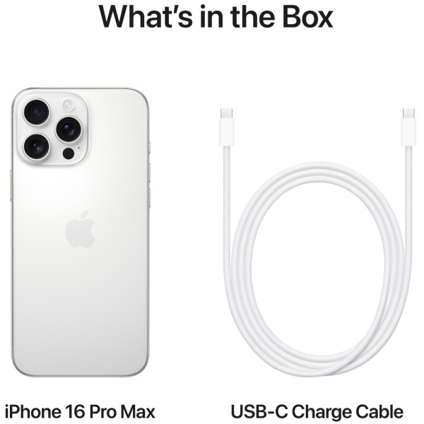 Фото - Смартфон Apple iPhone 16 Pro Max 512Gb White Titanium