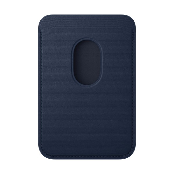 Фото - Чохол для смартфону Apple iPhone FineWoven Wallet with MagSafe Deep Blue (MA6X4ZM/A)