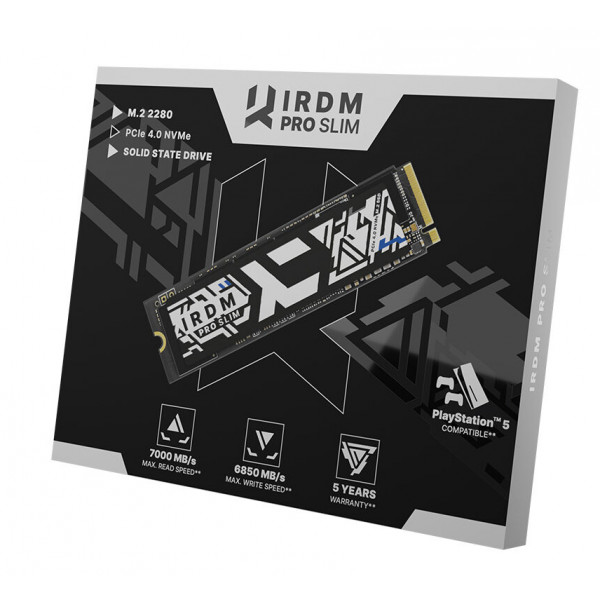 Фото - SSD-накопичувач внутрішній Goodram 2TB Goodram IRDM Pro Slim M.2 2280 PCIe 4.0 x4 3D TLC (IRP-SSDPR-P44S-2K0-80)