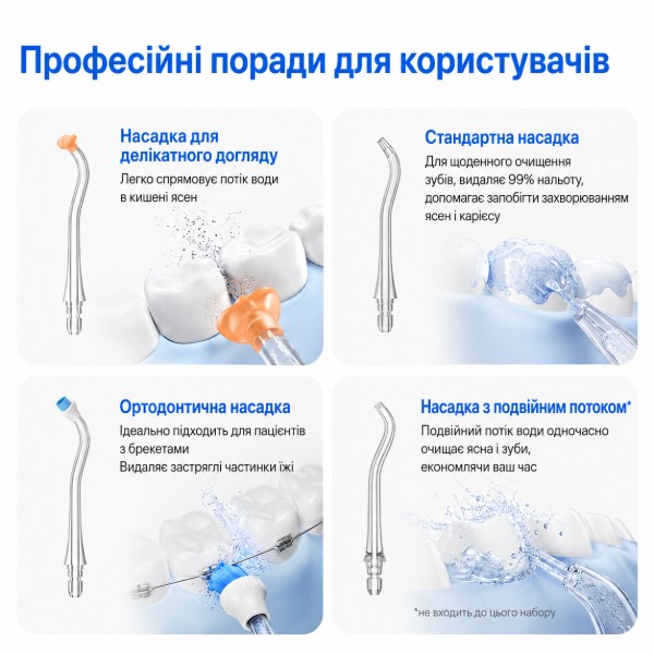 Фото - Іригатор Usmile C10 чорно-білий