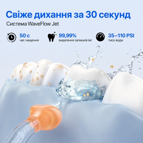 Фото - Іригатор Usmile C10 чорно-білий