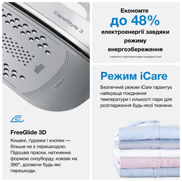Фото - Праска з парогенератором Braun IS 3132 WH