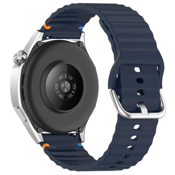 Фото - Ремінець для смарт-годинника BeCover Ribbed Tape (22mm) for Xiaomi Watch 2 / 2 Pro / S4 / S3 / S1 Pro / S1 / S1 Active Deep Blue (714295)