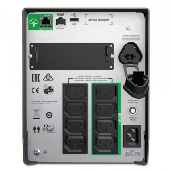 Фото - Джерело безперебійного живлення APC SMT1500IC