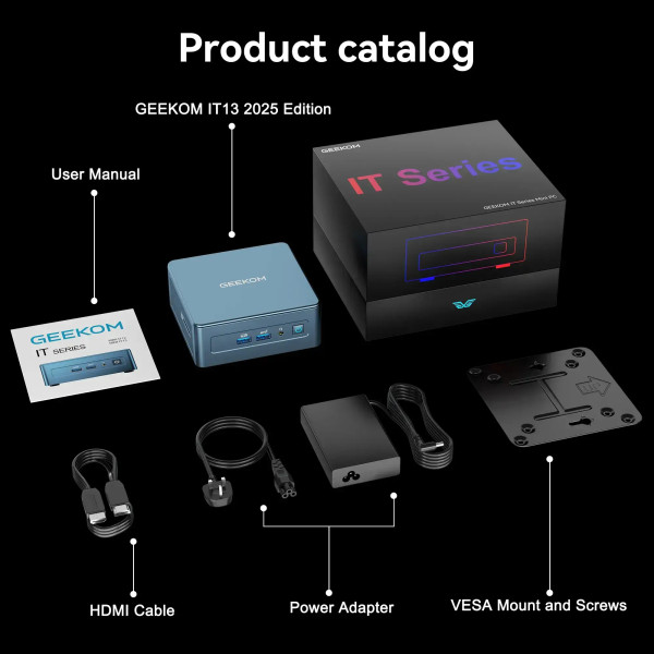 Фото - Неттоп GEEKOM IT13 Intel Core i9-13900HK (GMIT13i913900HK-321T-EU)