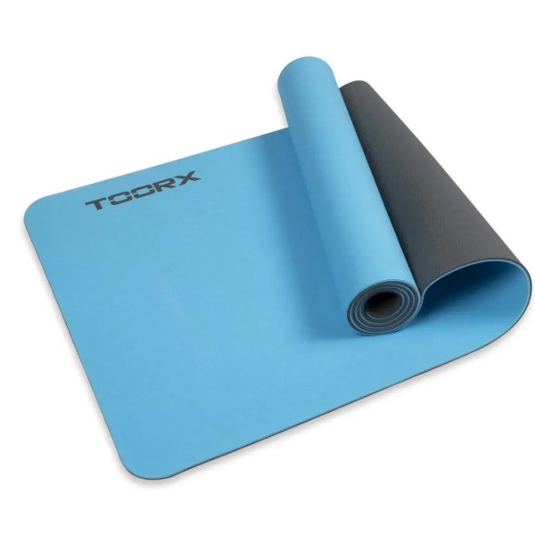Фото - Коврик для йоги и фитнеса Toorx Yoga Professional TPE Azzurro/Antracite (MAT-183)