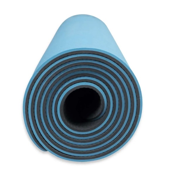 Фото - Коврик для йоги и фитнеса Toorx Yoga Professional TPE Azzurro/Antracite (MAT-183)