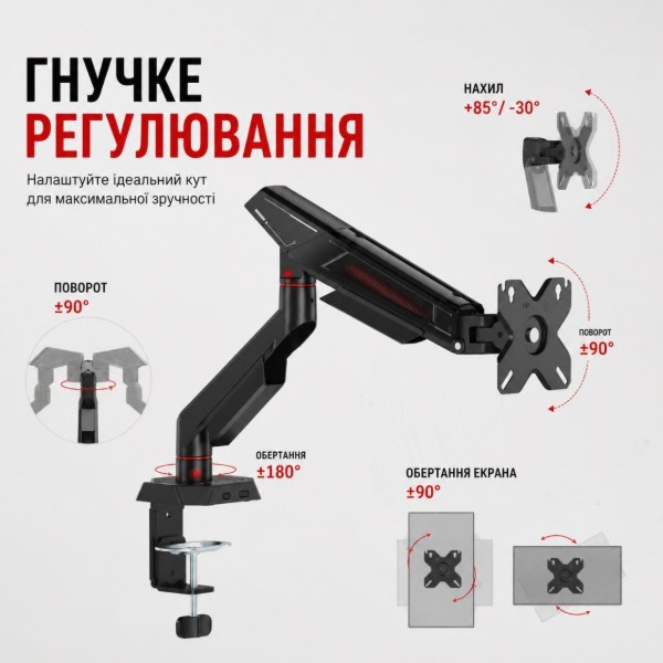 Фото - Крепление настольное iTECH MBRG-02  17"-40"