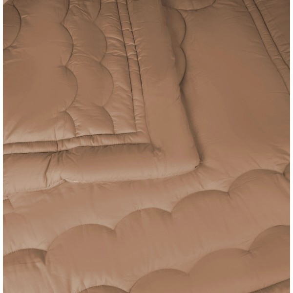 Фото - Ковдра всесезонна двоспальна євро MirSon King Size 220х240 см вовняне Wool №517 Marzello Collection (2200012214251)