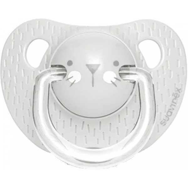 Фото - Анатомічна пустушка Suavinex 18+ місяців Hygge: Затишні історії, сіра (306578)