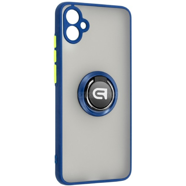 Фото - Чохол для смартфону Armorstandart Frosted Matte Ring for Samsung A04e (A042) Navy Blue (ARM68348)