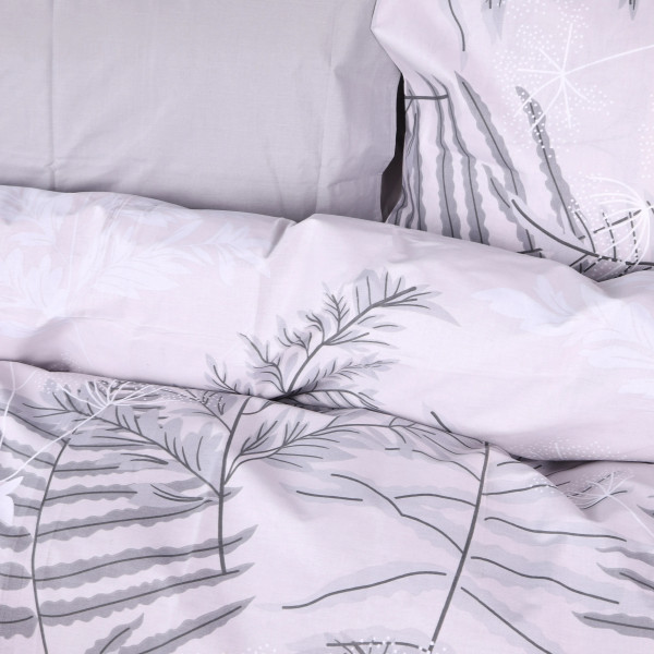 Фото - Комплект постельного белья MirSon 175х210 см 17-0815 Silver Branches Ranforce Elite (2200011496719)