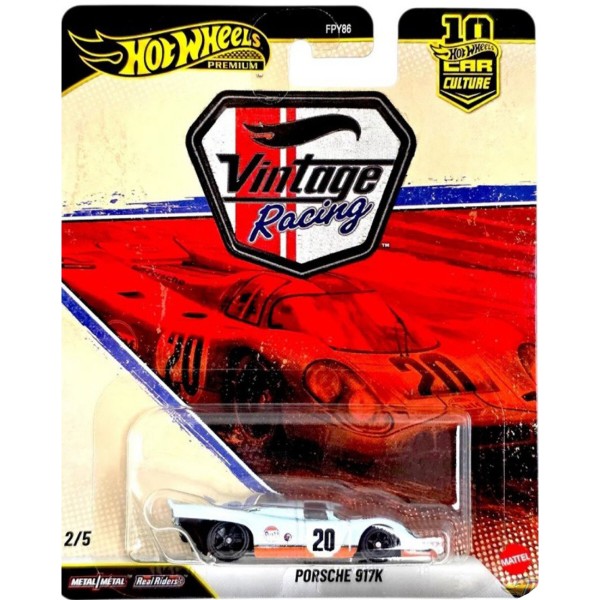 Фото - Колекційна машинка Hot Wheels Porsche 917 K серії Car Culture (JKF03)