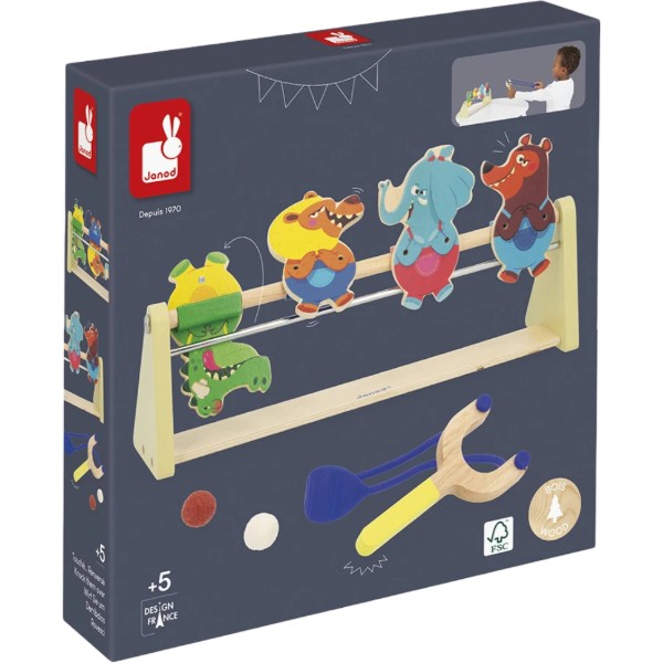 Фото - Настольная игра (5-7 лет) Janod Сбей их все! (J03372)