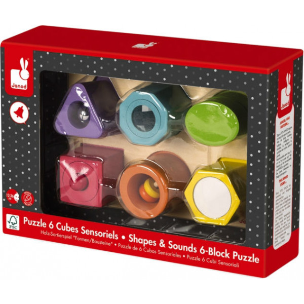 Фото - Сортер Janod Фігури і звуки (J05332)